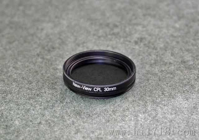 圆偏振镜 可用于行车记录仪 安投影仪上 30mm CPL滤光片
