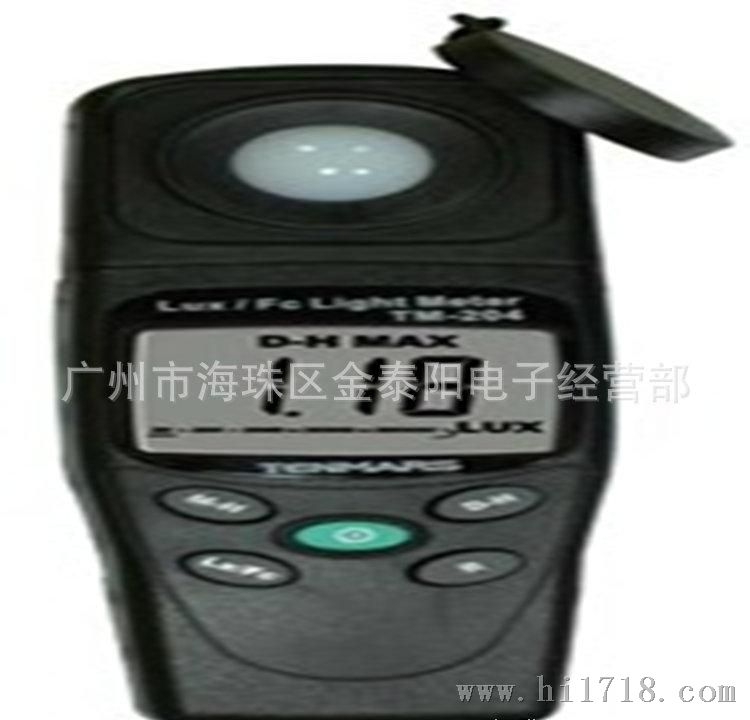 供应台湾天马思TENMARS单手手持式数位照度计TM-204（曲线修正）