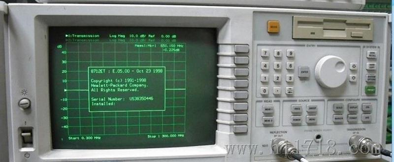二手产品HP8712ET  AG/HP网络分析仪  Agilent 8712ET