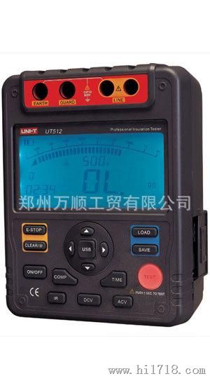 UNI-T优利德    供应缘电阻测试仪   UT512缘电阻测试仪