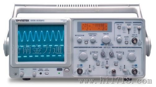 固纬电子总代理 价供应GOS630F 模拟示波器