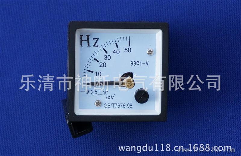 厂家直销99C1-0-50HZ (DC10V)上海新浦频率表