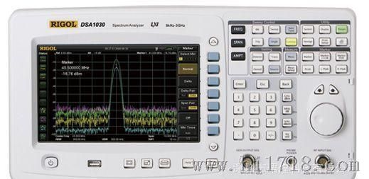 普源RIGOL  DSA1030 3GHz 便携式频谱分析仪