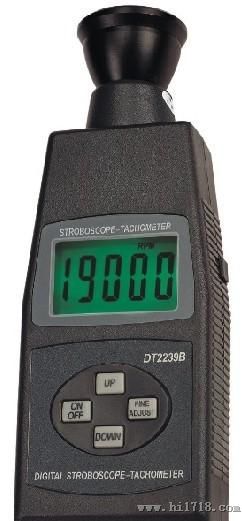 深圳光电式数字测速仪 电子转速计 DT2239B数显闪频转速表