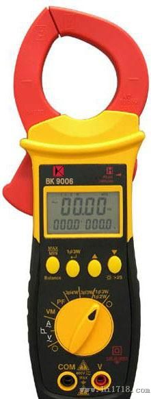 台湾贝克莱斯功率钳表BKA AC TRMS 功率鉤錶BK-9006