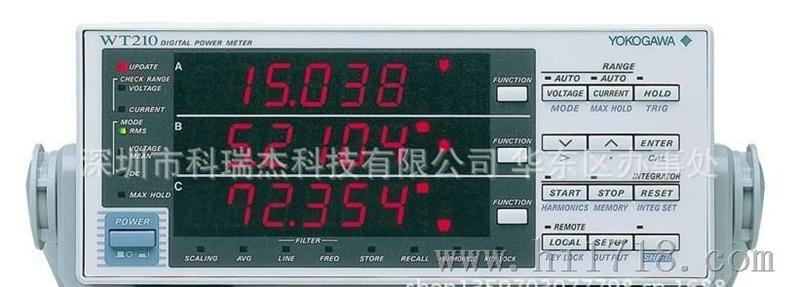 供应YOKOGAWA横河WT210/230/310功率计