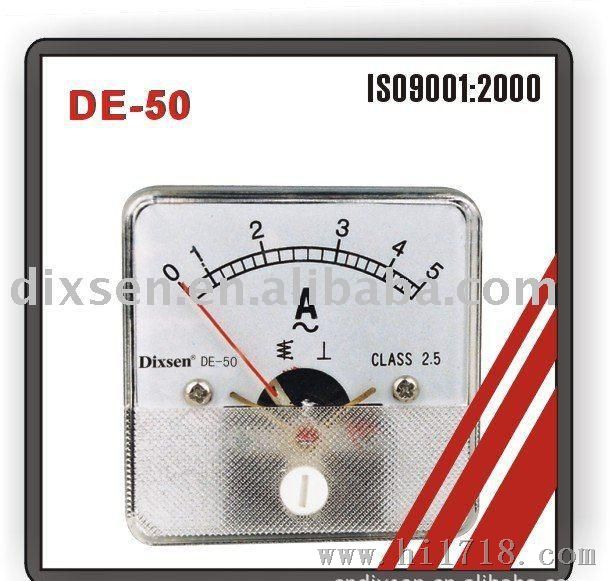 供应DE-50交流电流表（外形尺寸50*50）