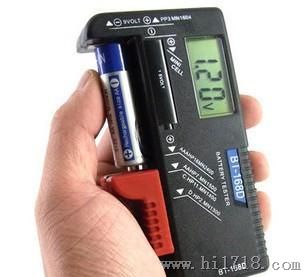 数显电池测试仪 AA AAA 纽扣 多功能电池检测仪BT-168D 测量电压