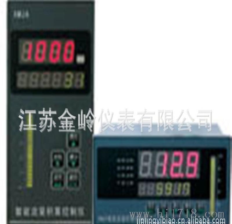 供应金岭JL-XMJA-8000智能流量积算控制仪的面板指示