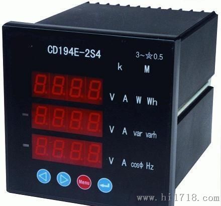厂价供应CD194E-2S4网络电力测量仪表 电参多功能智能数显仪表