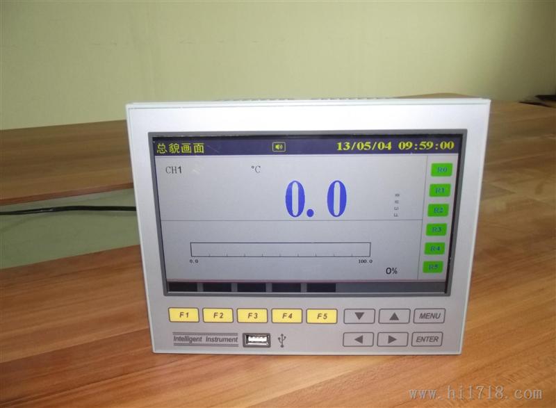 多路温度记录仪，1-16个温度信号都可以，上限下限报警功能
