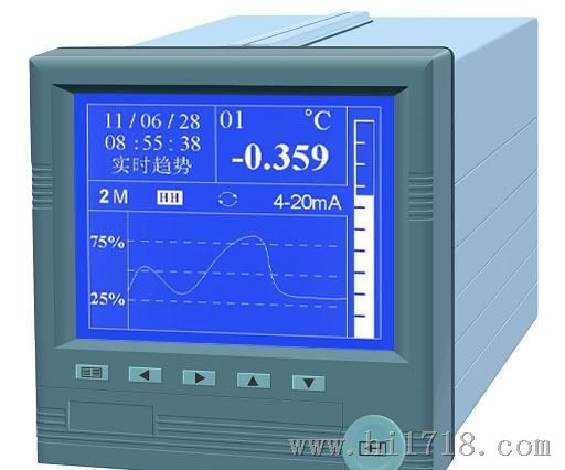 上海绎捷R2000蓝屏无纸记录仪