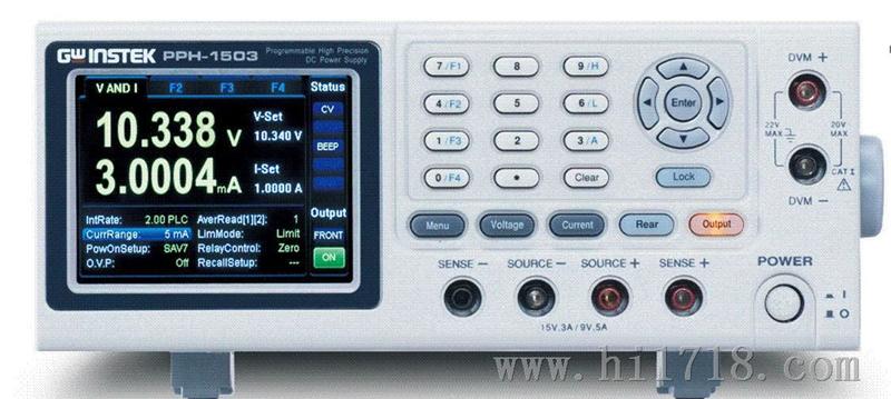 台湾固纬可编程响应直流电源PPH-1503双量程，高，度