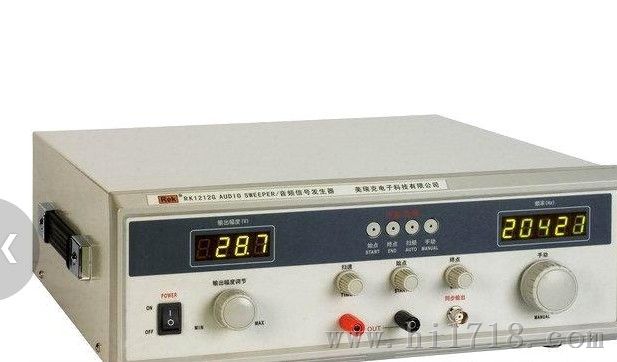 数显式RK1212E60W音频信号发生器 数字式音频仪 喇叭扫频仪