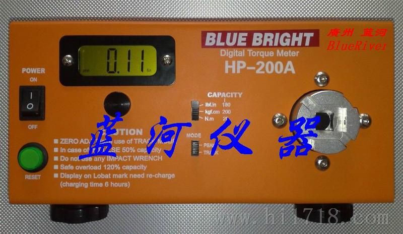 常州蓝光HP-200A风批扭力测试仪 气动螺丝刀扭力测试仪HP-200A