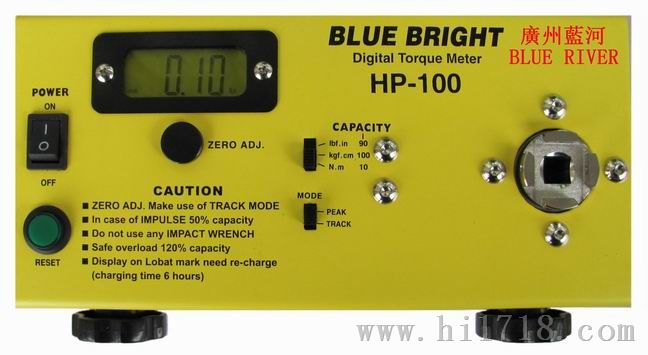 蓝光牌HP-100扭力测试仪 销售常州蓝光HP-100电批扭力测量仪 扭矩测试仪
