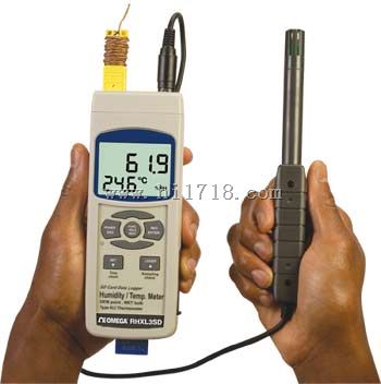 湿度计数据记录器生产，测量参数： 温度、相对湿度(RH)、(露点、湿球温度, 仅显示)
