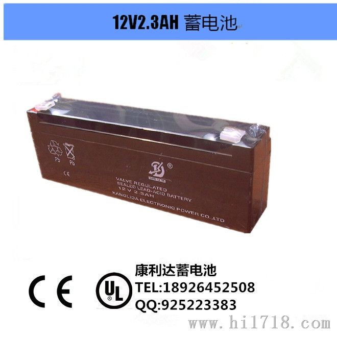 12v2.3ah器械电池 12v蓄电池电瓶 供应