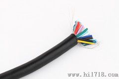 厂家供应工业电线电缆RVV5X0.75平方设备机械控制线 5芯电源线