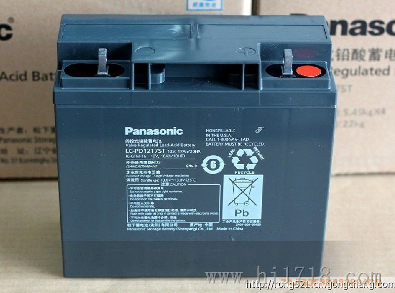 Panasonic松下蓄电池LC-P1224 12V24AH报价沈阳原装