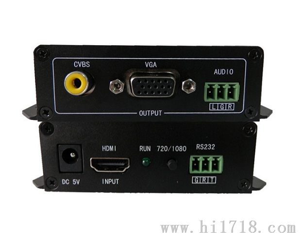 HDMI转VGA&CVBS转换器（VGA变频输出）