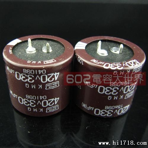 日本化工电解电容420v330uf 330uf400v KMQ长寿命系列35*30