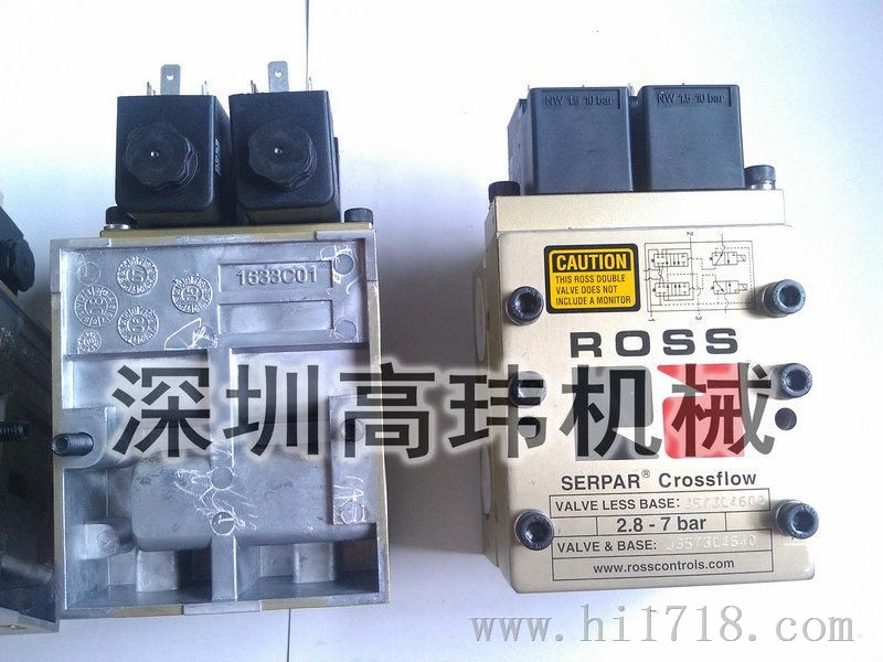 原装协易冲床美国ROSS双联电磁阀、ROSS阀J3573B4640，J3573B4602现货