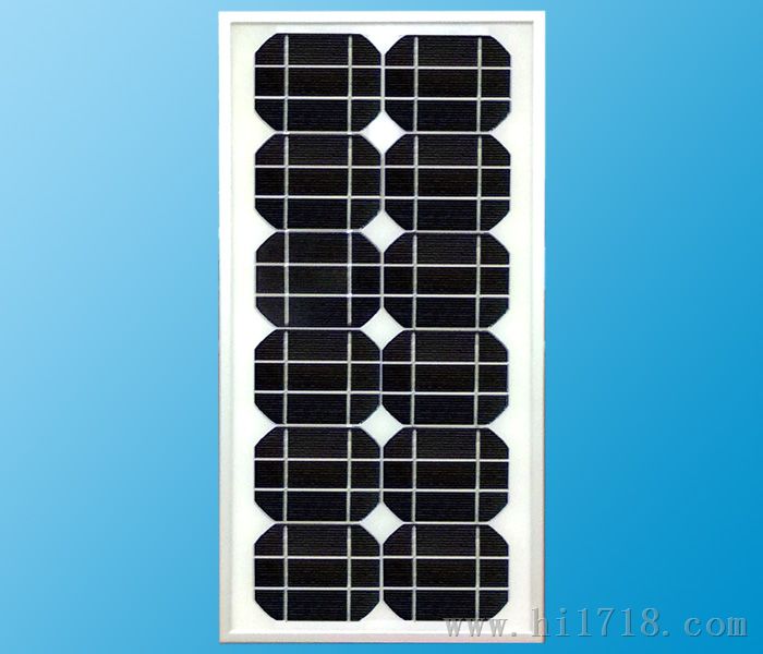 厂家生产供应单晶30w太阳能电池板，质量