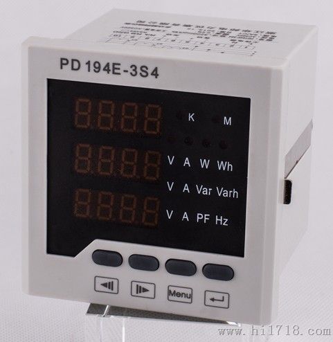 PD194E-3S4多功能电力仪表/电力仪表开孔76*76