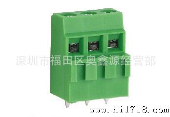 YB622-5.0/5.08螺钉式PCB接线端子  绿色塑料端子