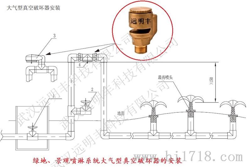 管顶形真空破坏器 管顶形真空破坏器厂家 管顶形真空