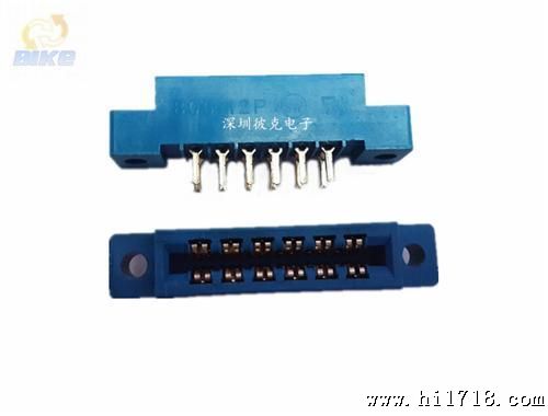 金手指插座805-12P 直插 805型 总线插座 3.96MM 焊线式 插板式