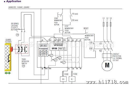 立宏安全直销sti sr107ad双通道安全继电器现货 原装进口