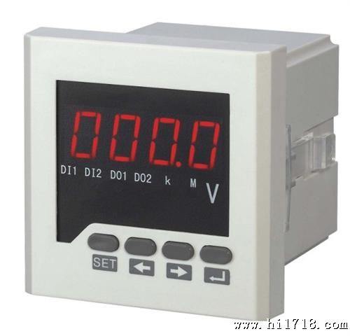 工厂供应智能数字显示仪表 72型数显电压表