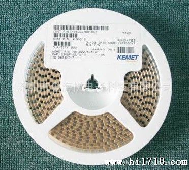 价供应原装KEMET全系列贴片钽电容T351G566M006A
