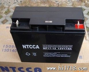 UPS电源，NTCCA（恩科）蓄电池12V-20AH(NP20-12), UPS电池