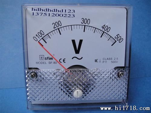 温州天齐SF--80电流表 电压表 频率表 交流 直流指针表头