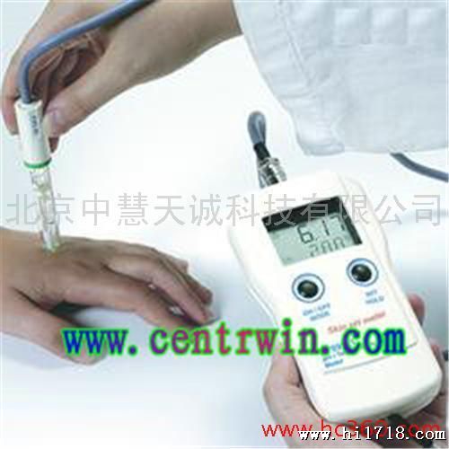 供应便携式pH测定仪/温度测定仪 型号：CEN/HI9918