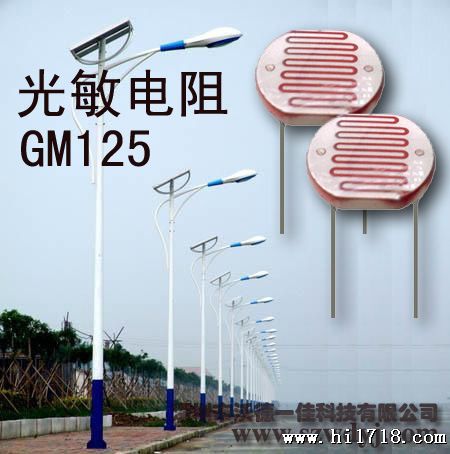 深圳现货供应光敏电阻GM125,光敏电阻厂家
