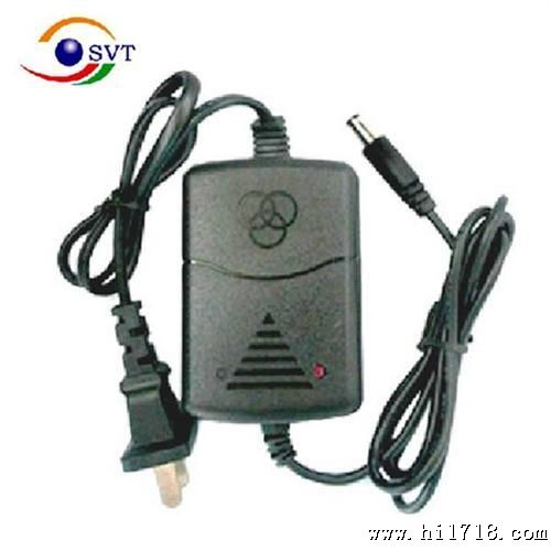 安用品配件高清监控录像机器材带灯双线 12V1A 电源适配器监控