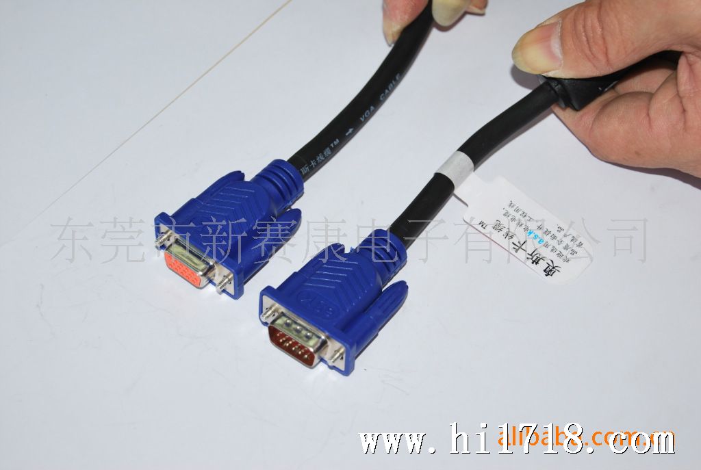 淘宝vga cable vga线 hd15pinm/f,高清晰vga 公对母连接线