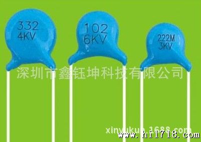 格销售JNC品牌全系列高压陶瓷电容器 102/400VAC P=10