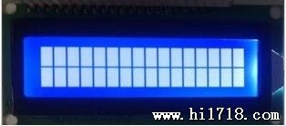LCM1602H液晶屏显示器模组模块段码点阵屏定制85*30黄绿蓝模灰模