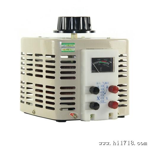 竞克赛TDGC2-2000VA单相家用手动接触式调压器 0V-250V可调 