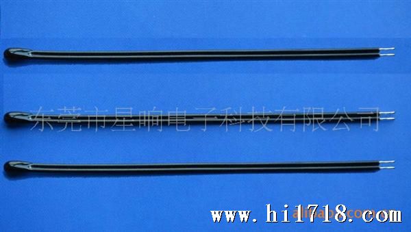 电动工具上用NTC温度传感器,NTC热敏电阻器10K 3950 注:可根据客户要求订做! 温度传感器介绍: 温度传感器是将高精度、高可靠的NTC热敏电阻器与PVC导线、铁氟龙导线等导线连接,用绝缘、导热、防水材料封装成所需要的形状,便于安装与远距离测控温. 产品应用范围: 家用空调,汽车空调,冰箱,冷柜,热水器,饮水机,暖风机,洗碗机,消毒柜,洗衣机,烘干机,烘干机以及中低温干燥箱,恒温箱等场合的温度测量与控制 特点: 1:MF53系列产品为NTC热敏电阻温度传感器 2: 阻值范围宽:1KΩ~