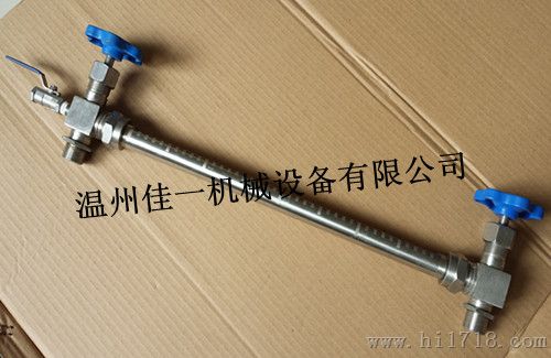 温州厂家供应G1/2外螺纹玻璃管液位计（不锈钢304、316材质）