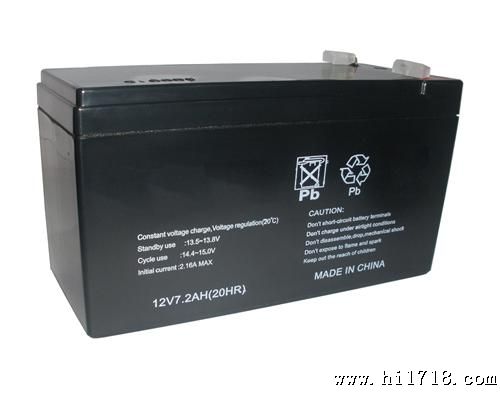 供应12V7.2AH电瓶厂家直供UPS蓄电池 优惠（图）
