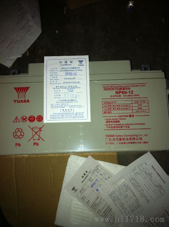工业汤浅NP38-12蓄电池北京销售(订购）