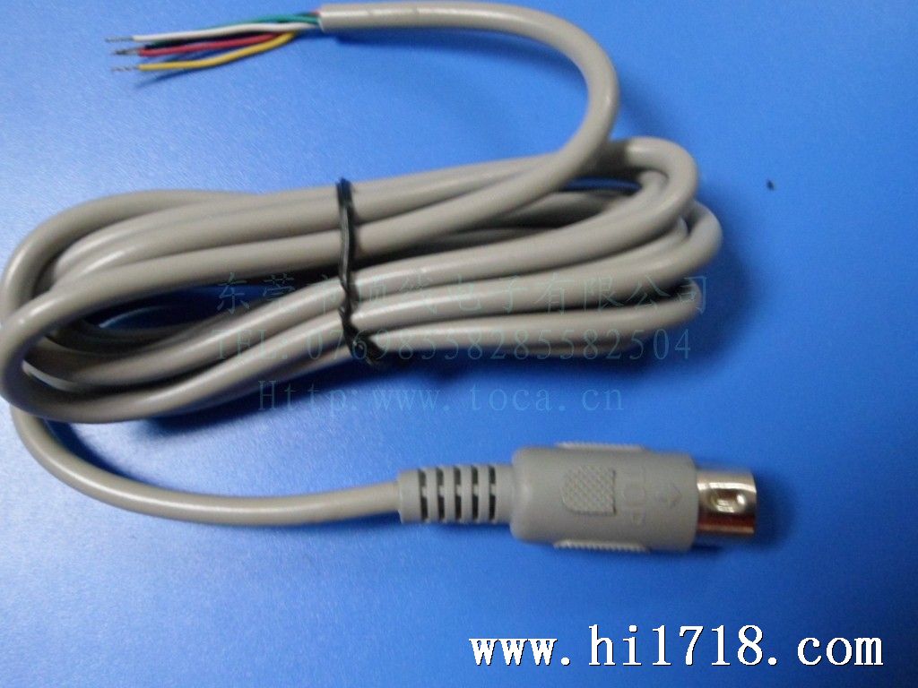 专业生产环保黑色S端子线 PS2连接线