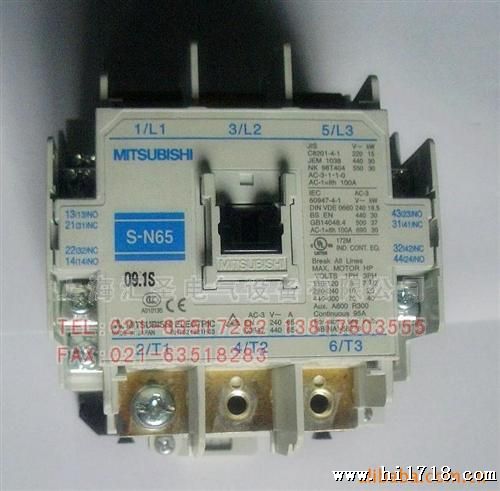 供应原装日本三菱 电磁交流接触器 S-N65